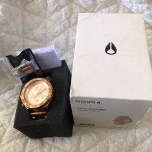 Men's Nixon 42-20 Rose Gold Watch